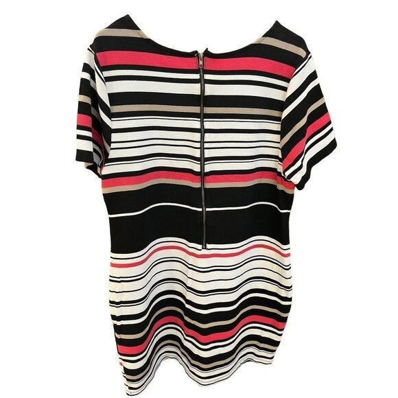 FOREVER 21 Plus Sizes Womens Multicolored Striped Dress Size 3X XXXL 3XL - Picture 2 of 3